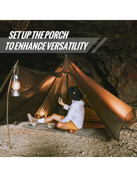 Tienda Ultraligera OneTigris Tetra 1-2 Personas Impermeable