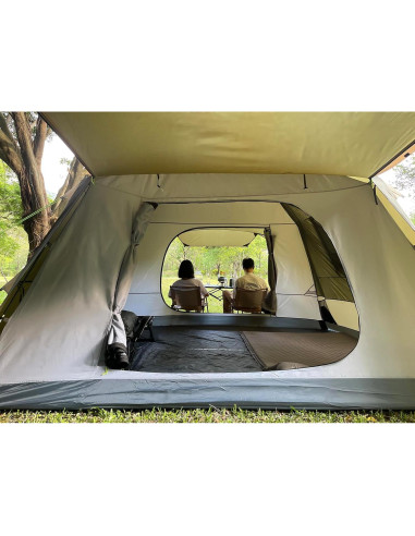 Tienda de Camping Tres Osos LC03 para 6 Personas Impermeable