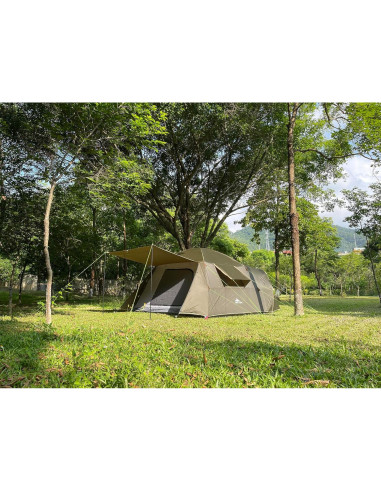 Tienda de Camping Tres Osos LC03 para 6 Personas Impermeable