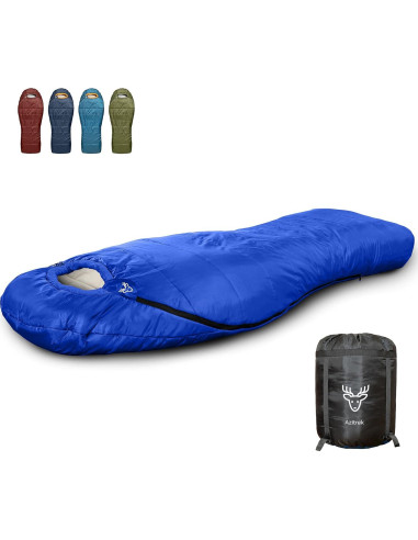 Saco de Dormir Tipo Momia AZITREK 0C XL Impermeable