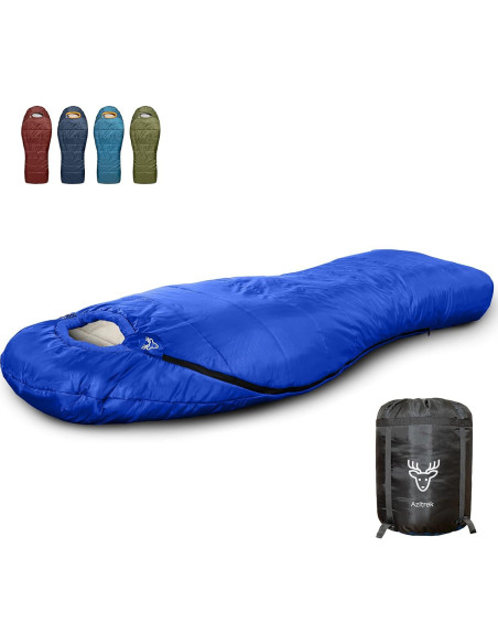 Saco de Dormir Tipo Momia AZITREK 0C XL Impermeable