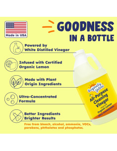 Vinagre de Limón Amarillo Original 1 Galón - Limpiador Multiusos 2