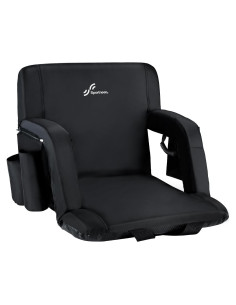 Asiento de Estadio Sportneer Acolchado Negro 52 cm 6 Posiciones