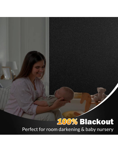 Película de Ventana Opaca rabbitgoo 30x200 cm Bloqueo Luz UV