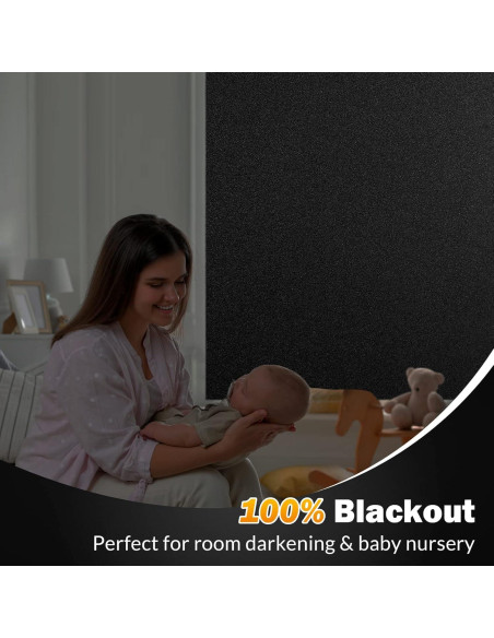 Película de Ventana Opaca rabbitgoo 30x200 cm Bloqueo Luz UV