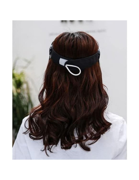 Sombrero de Protección UV Plegable WITHMOONS Negro Grande