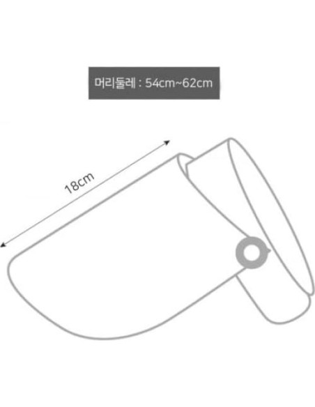 Sombrero de Protección UV Plegable WITHMOONS Negro Grande