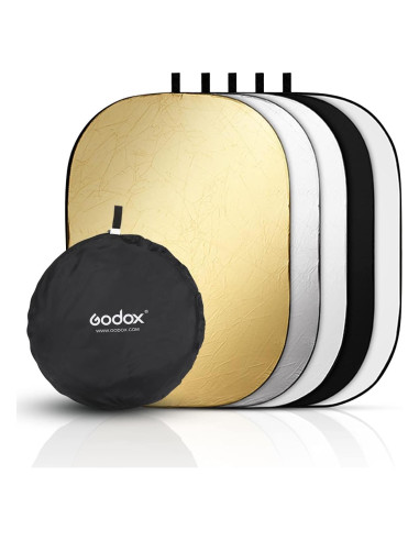 Reflector Plegable Godox 24x36/60x90cm 5 en 1 para Fotografía