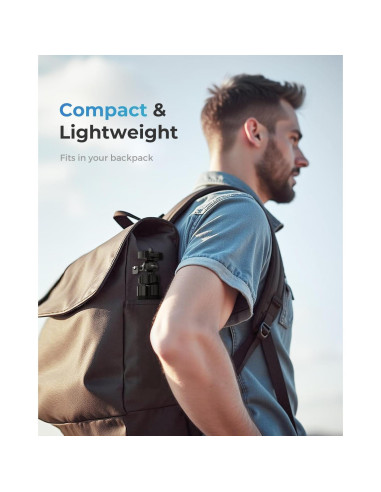 Trípode Flexible Acuvar 6.5" para Cámaras GoPro - Soporte Estable