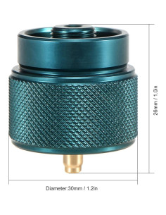 Adaptador de Estufa de Camping Lixada 1L Válvula Lindal EN417 2