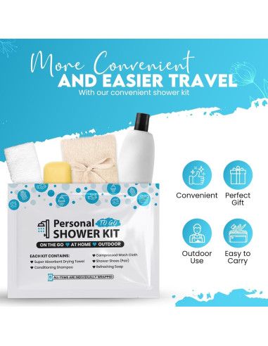 Kit de Ducha Personal Compacto pH Advantage - Higiene para Viajes