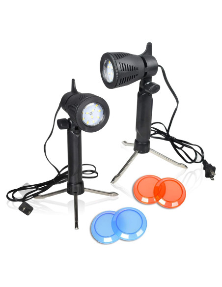 Lámpara LED EMART para Fotografía 5500K - 2 Juegos Portátil