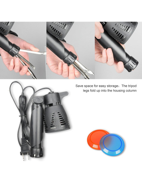 Lámpara LED EMART para Fotografía 5500K - 2 Juegos Portátil