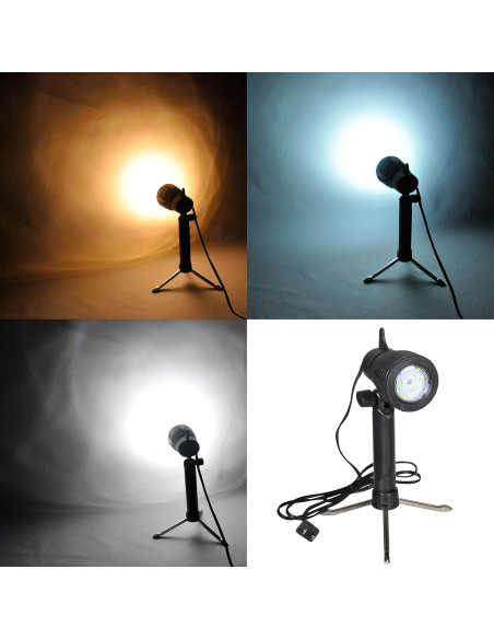 Lámpara LED EMART para Fotografía 5500K - 2 Juegos Portátil
