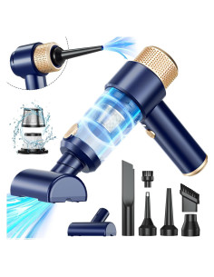 Aspiradora de Mano Dealswin Inalámbrica 4 en 1 15000Pa Azul