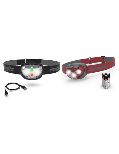 Linterna Frontal Recargable Energizer Pro400 y Pro315 LED IPX4