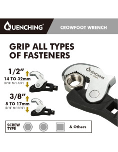 Juego de Llaves Ajustables QUENCHING 2 Piezas 8-32mm 2