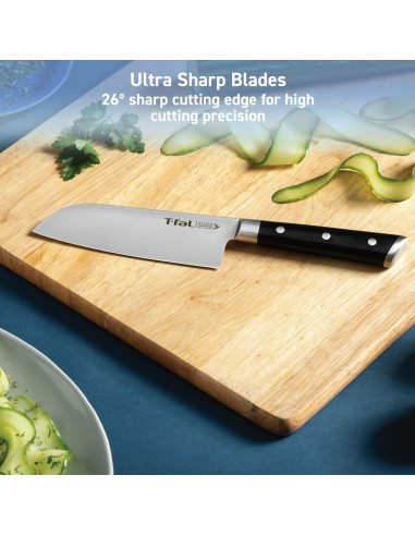 Set de Cuchillos T-fal Ice Force 2 Piezas Acero Inoxidable