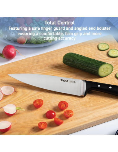 Set de Cuchillos T-fal Ice Force 2 Piezas Acero Inoxidable