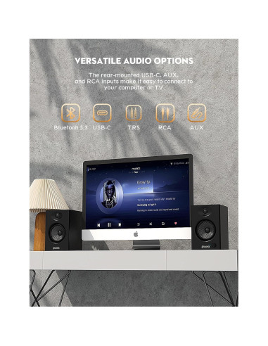 Altavoces de Computadora OHAYO C6 60W Bluetooth 5.3 Negro