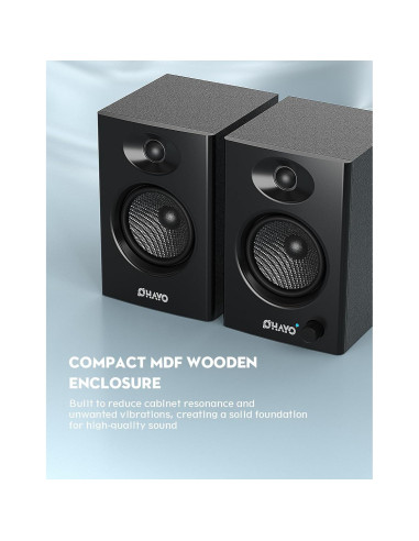 Altavoces de Computadora OHAYO C6 60W Bluetooth 5.3 Negro