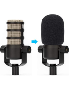 Cubierta de espuma para micrófono Rode PodMic - Filtro anti-plosivos 2