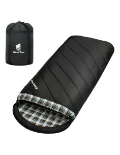Saco de Dormir GEERTOP XXL Franela 4 Estaciones -0C