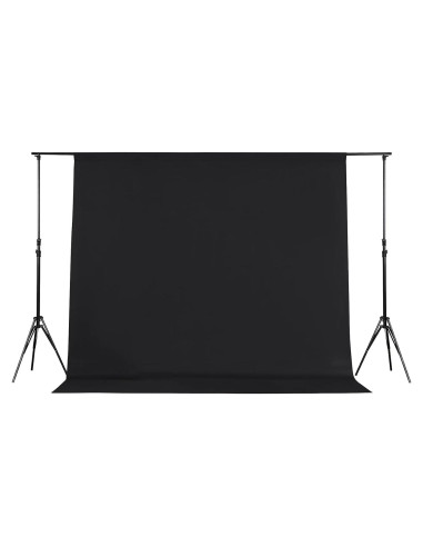 Fondo de Fotografía Joccun 5x7ft Negro de Poliéster