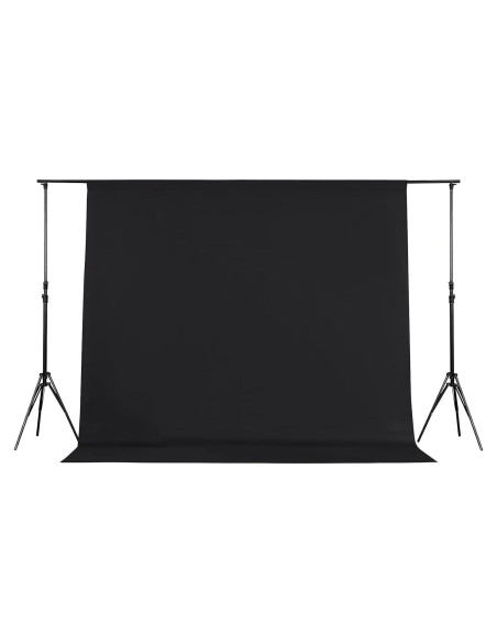 Fondo de Fotografía Joccun 5x7ft Negro de Poliéster