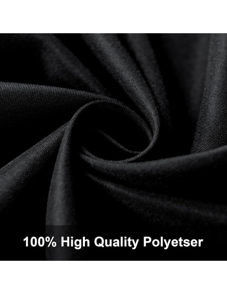 Fondo de Fotografía Joccun 5x7ft Negro de Poliéster