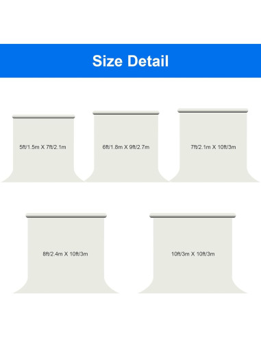 Fondo de Fotografía Joccun 5x7ft Negro de Poliéster