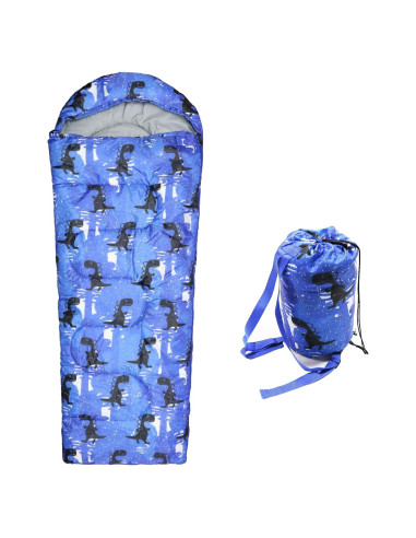 Saco de Dormir para Niños Tuphen 3 Temporadas Azul Impermeable