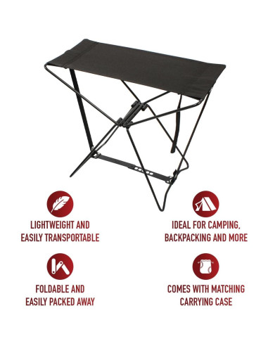 Silla de Campamento Plegable Rothco Negra 80 Kg