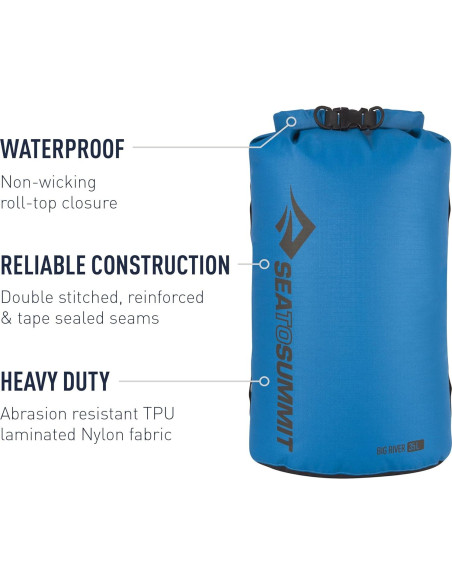 Bolsa Secadora 5L Sea to Summit Big River Impermeable