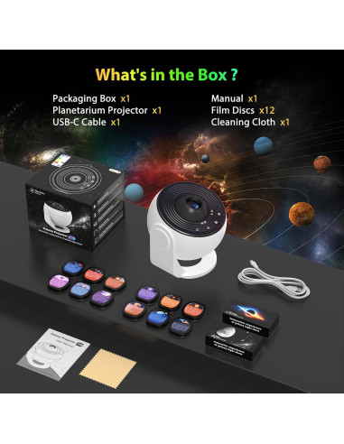 Proyector Planetario FlyEagle 12 en 1 HD para Niños