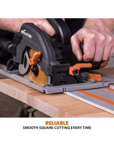 Sierra Circular Evolution R185CCSX 1800W con Pista 101.6 cm