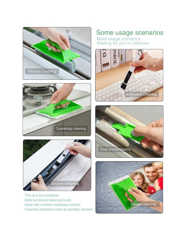 Cepillo de Limpieza de Rieles Yayue 2 en 1 Desmontable