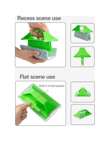 Cepillo de Limpieza de Rieles Yayue 2 en 1 Desmontable