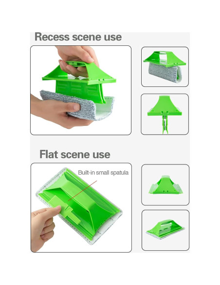 Cepillo de Limpieza de Rieles Yayue 2 en 1 Desmontable