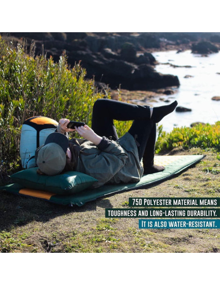 Colchoneta de Camping Autoinflable Ryno Tuff 190.5x63.5 cm