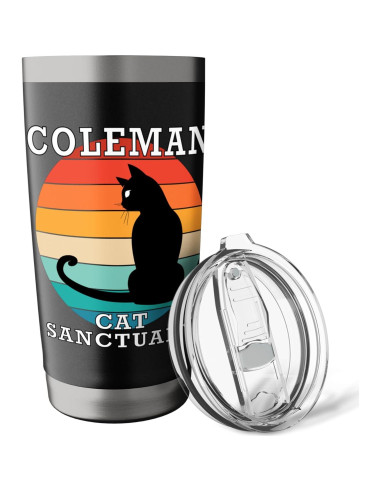 Taza Aislada de Acero Inoxidable Coleman 591 ml Negra