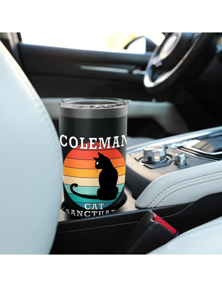 Taza Aislada de Acero Inoxidable Coleman 591 ml Negra