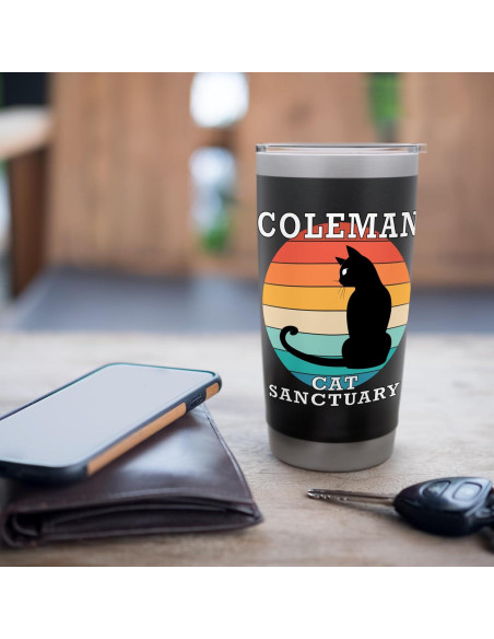 Taza Aislada de Acero Inoxidable Coleman 591 ml Negra