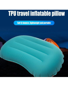 Almohada Inflable de Camping KVNTOOLS - Compacta y Ergonómica 2pcs 2