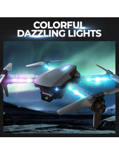 Dron BEZGAR RM con Cámara 1080P HD y Luces LED - Negro 2