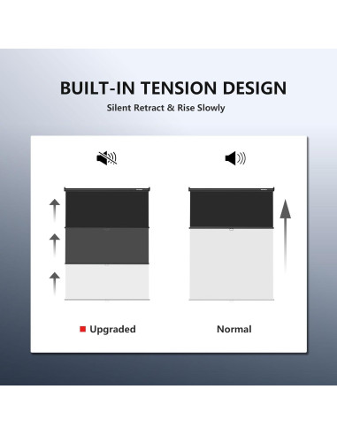 Fondo Retráctil Negro RAUBAY 151.6 x 219.4 cm para Video