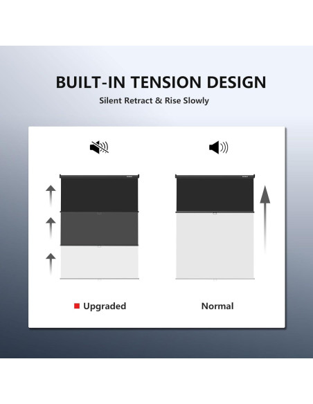 Fondo Retráctil Negro RAUBAY 151.6 x 219.4 cm para Video