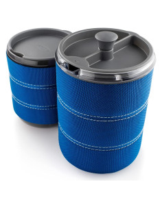 Taza de Café Prensa Francesa Aislada GSI Outdoors 591 ml Azul
