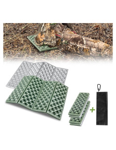 Cojín de Asiento Portátil ZAIXIA 2pack Verde Militar
