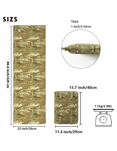 Almohadilla de Camping Autoinflable Akmax.cn Multicam 1.18 kg 2